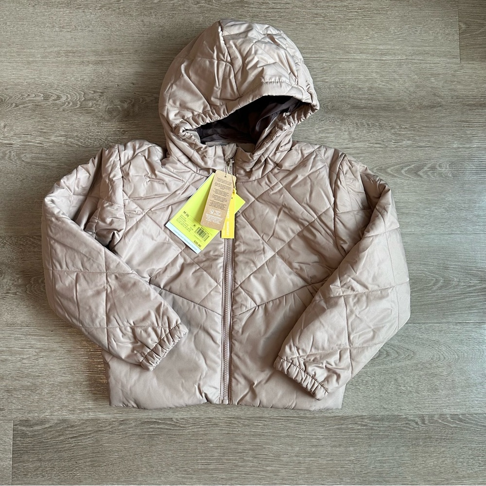 All in motion boy's lightweight packable puffer jacket size M (8)